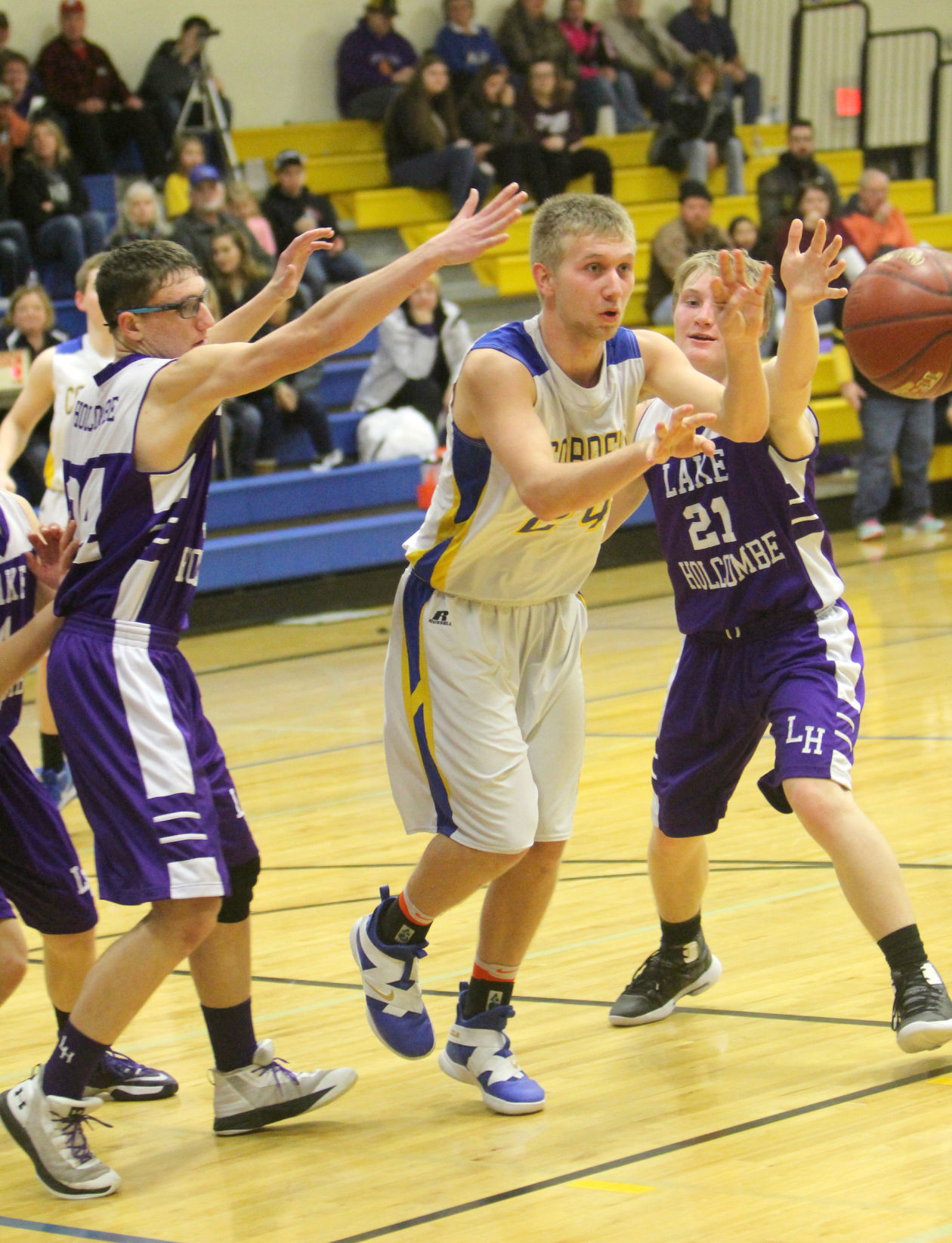 Lake Holcombe at Cornell boys basketball 1-10-19